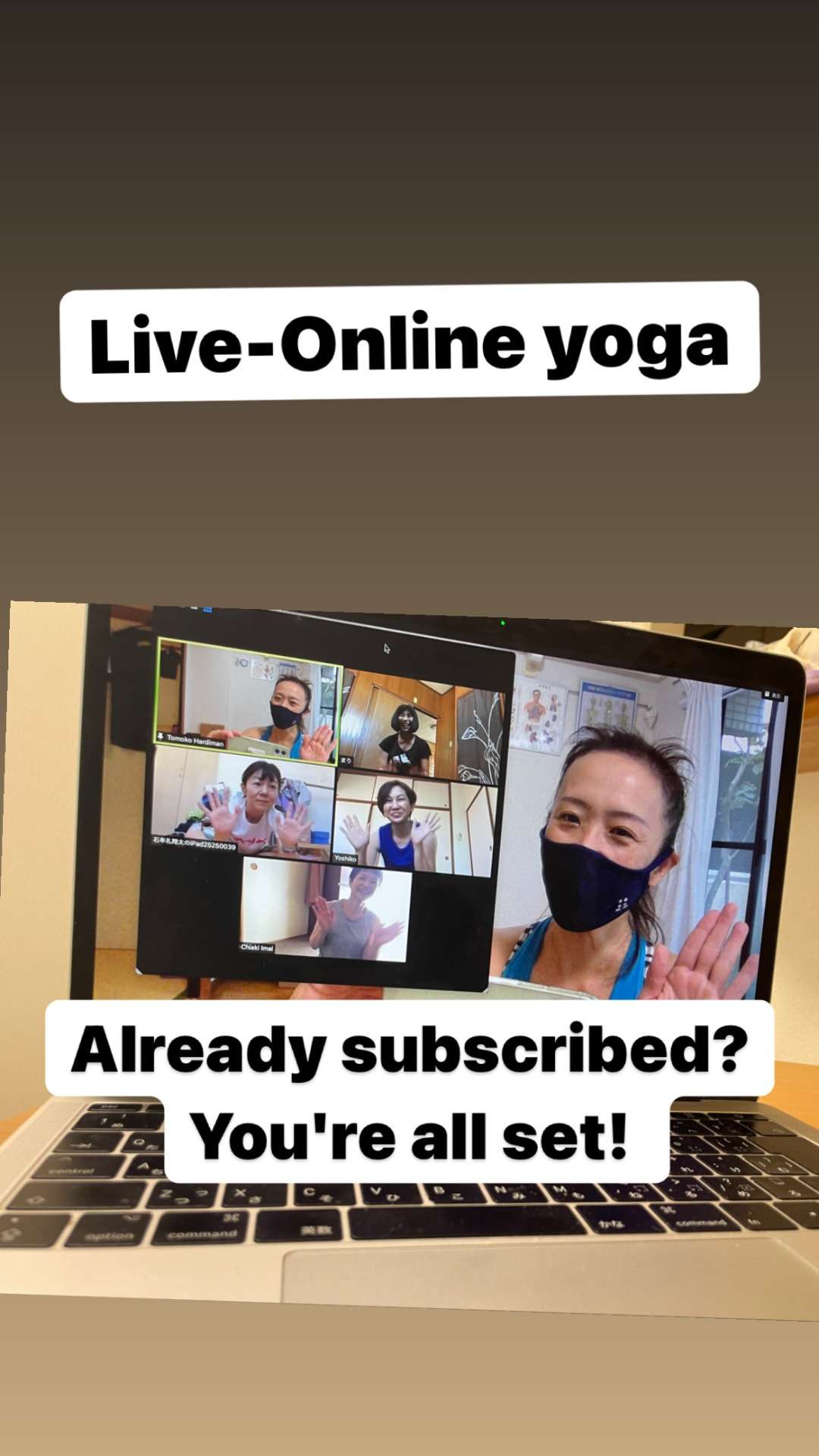 Live Online yoga